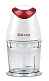Girmi TR01 Tritatutto, 350 W, Lame Inox, Funzionamento PULSE, 500 ml, Bianco