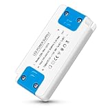 18W Trasformatore LED da 240V a 12V 1.5A, Trasformatori Driver AC to DC, Senza Sfarfallio, LED Driver di Tensione Costante, per Bassa Tensione Striscia LEDs, Lampade LEDs G4 GU5.3 MR16 MR11