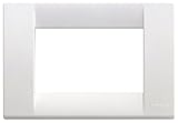 VIMAR 16743.01 Idea Placca Classica 3 moduli in tecnopolimero, bianco brillante
