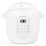 Instant Pot Multicooker, 5,7L 7-in-1 Pentola a Pressione, Vaporiera, Scaldavivande in Acciaio Inossidabile Spazzolato, Adatta a Cucinare Riso, Zuppa, Verdura e Yogurt a Cottura Lenta, Bianco Sale