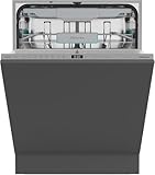 Hisense HV16A Lavastoviglie da Incasso, 16 Coperti, Terzo Cesto Flessibile, 8 Programmi, Motore Inverter Silenzioso, Intensive Clean Zone, Touch Control, 43 dB, Classe A