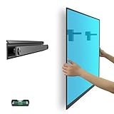 Aetubree Supporto da parete per TV a schermo piatto da 22-55', supporto universale per TV a schermo piatto da 22-55', supporto universale fino a 45 kg, VESA max 400 x 400 mm, inclinazione di +5°