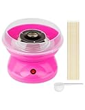 Macchina Zucchero Filato e Caramelle in Casa Elettrica 500W Cotton Candy Rosa Preparazione Cotton Candy Maker Cotton Candy Machine Sweet Party per Bambini