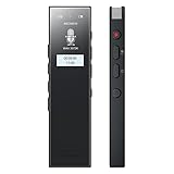 64GB Registratore Vocale Portatile Fino a 268 Ore, MECHEN HD 3072Kbps Registratore Vocale Professionale, Registrazione con un Solo Clic, Ricaricabile USB, per Riunioni Interviste Discorso