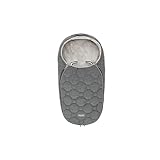 Sacco Invernale Neonato Inglesina Newborn, Imbottito, Caldo e Confortevole, Per Carrozzina e Ovetto Inglesina, Protezione Freddo, Stone Grey