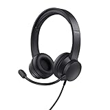 Trust Roha Cuffie Professionali On-Ear USB con Microfono, Confortevole Morbidi Padiglioni in Similpelle, Cavo di 1,8 Metri, per PC/Computer/Notebook, Skype, Smart Working, Teams, Videoconferenza, Zoom