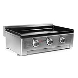 Tristar, FireFriend BQ-6395, Piastra a Gas, con 3 Fornelli