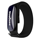 Magene H613 Fascia Toracica con Cardiofrequenzimetro, Bluetooth/ANT+, 17H di Archiviazione Offline, Impermeabile IPX7, Indicatore Multicolore della Zona di Frequenza Cardiaca per Ciclismo Corsa Yoga