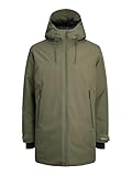 JACK & JONES Jcofusion Technical Parka SN, Grape Leaf, M, Foglia di Vite, M