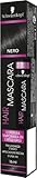 Schwarzkopf Hair Mascara, Mascara Temporaneo per Capelli, Copertura Temporanea dei Capelli Grigi, Colore Nero, Formato da 16 ml, 16 millilitro, 1