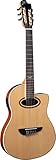 EKO GUITARS - NXT NYLON N100CE Chitarra Classica Cutaway Elettrificata, Top in Abete, Fasce, fondo e manico in Mogano, Tastiera in South American Roupanà, Scala da 650mm, Colore Natural