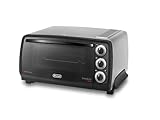 De'Longhi EO14902.S Sfornatutto Forno Elettrico 14L, Spegnimento Automatico, Termostato Regolabile, 5 Funzioni di Cottura, Luce Interna, Timer, Friggitrice ad Aria, lxpxa 52x41x26cm