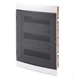 Fazio Srl Gewiss Centralino Da Arredo, Trifase, 36 Moduli, Metallo, Bianco Latte GW40239TB