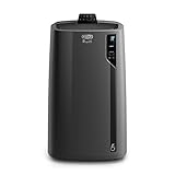 De'Longhi PAC EL112 CST Pinguino, Climatizzatore Portatile, 11.000 Btu/h, Timer 24H, Classe A+, Tecnologia MY ECO Real Feel, Silenzioso, Pannello controllo LED, Telecomando Intelligente
