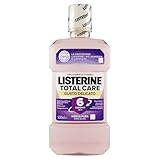 Listerine Collutorio, Total Care, Gusto Delicato, 6 Benefici in 1, Menta Delicata, Zero Alcol, Alito fresco, 500 ml