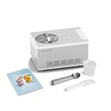 SPRINGLANE Gelatiera e yogurtiera Elisa con compressore autoraffreddante (Argento/Contenitore bianco, 180W)