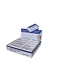 OSAMA - Gomme da Cancellare, Set da 20 Pezzi, Ideale per Cancelleria Scuola, Ufficio, Università e Cartoleria - Gomma Matita da Cancellare per Carta e Pellicola, Rifiniture Nitide e Precise, Bianco