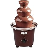 OCF11 Opal 0.9L 100W Grande macchina elettrica a 3 livelli della fonduta della fontana di cioccolato dell'acciaio inossidabile con la base calda del vaso di fusione