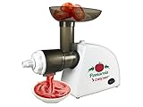 BEPER BP.720 Passapomodoro Elettrico con Filtro in Acciaio per Passata di Pomodoro, 300 W