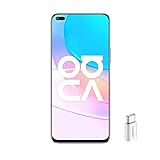 HUAWEI nova 8i Smartphone 6,67', SuperCharge 66W, Quadrupla fotocamera AI 64MP, Display borderless 6GB RAM + 128GB ROM, 4300 mAh, EMUI 11, Argento (Moonlight Silver), 6 GB + 128 GB + Ap52
