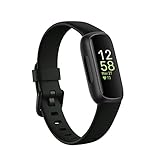 Tracker per fitness e benessere Fitbit Inspire 3 con autonomia fino a 10 giorni e compatibile con Android e Ios, Nero notte