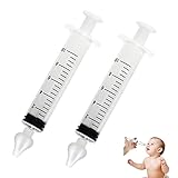 Rnitle Irrigatore Nasale per Bambini 10ML[2 Pack],Irrigatore Nasale Siringa con Punta di Aspirazione Nasale in Silicone Riutilizzabile, Risciacquo per Naso Portatile per Bambini e Neonati