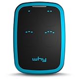 WHY EVO NOA Sky Blue Radiocomando Multifrequenza da 280 a 868 MHz Apricancello Rolling Code Codice Fisso Autoapprendente 4 in 1 Telecomando Garage Cancello Programmabile Ergonomico a Lungo Raggio Blu
