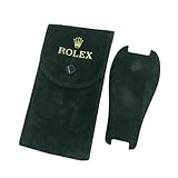 ROUREOX Verde Scatola Orologio Conservazione Custodia Vetrina Organizzatore Premium Velluto Interno Protezione Porta per Rolex - A