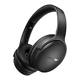 Bose QuietComfort SC Headphones Cuffie con Cancellazione del Rumore Wireless e Bluetooth 5.1 Over-ear con Durata della Batteria Fino a 24 Ore, con Custodia Morbida, Nero