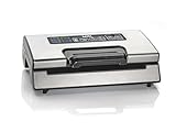 LAICA VT3220 Macchina Sottovuoto Professionale - Adatta per Tutti i Tipi di Alimenti - Funzione Marinatura Rapida, Mantiene i Cibi Freschi fino a 5 Volte Più a Lungo - 2 Rotoli per Sottovuoto Inclusi