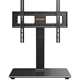 Perlegear Supporto TV da Tavolo per Televisore da 32-70 Pollici, Regolabile in Altezza con Inclinazione, Fino a 40 kg, VESA 400x400 mm, PGTVS26