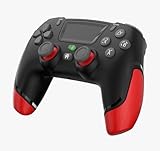 NGW Controller Wireless Joystick Joypad Compatibile con Ps4 Ps3 Pc Playstation 4 Gamepad Telecomando Doppia Vibrazione Senza Filo Tasti Posteriori