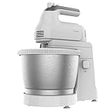 Cecotec Miscelatore di Aste PowerTwist 500 Gyro, di 500 W e Bol auto giratorio (Miscelatore Ad Aste, Con Ciotola Autorotante In Acciaio Inossidabile)