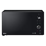 LG MH7265DPS Forno Microonde Smart Inverter con Grill al Quarzo, 32 Litri, 1200 W, Programmi Automatici, Livelli di Potenza Regolabili, Piatto Microonde Crispy Incluso - Nero 30.7 x 54.4 x 44.1cm