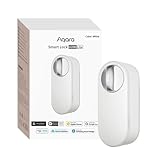 Aqara Serratura Smart U200 Lite, Matter over Thread, Blocco Automatico, Batteria Ricaricabile, Compatibile Cilindri a Profilo Europeo, Supporta Homekit, Home Assistant, Google Home, Alexa, Bianco