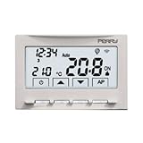 Perry Electric CRONOTERMOSTATO Wi-Fi 230V da Incasso Universale 3 Moduli CIVILI 1TXCDS29WIFI