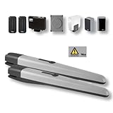 Dieffematic NICE TOONA4024KCE Kit Automazione Cancello Battente - Motori 24V per Ante 3m, Montaggio Esterno BlueBUS