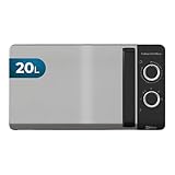 Cecotec Forno a Microonde ProClean 3040 da 20 Litri, 700 Watt di potenza, rivestimento Ready2Clean, 6 livelli di funzionamento, timer da 30 minuti, modalità scongelamento, colore nero