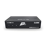 ICAN S490 - Decoder Digitale HD Tivùsat Ricevitore Satellitare HEVC DVBS2 HDMI Dolby TVSat i-Can Media Player, Nero