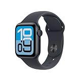 Apple Watch SE 3 GPS, Cassa 40 mm in alluminio mezzanotte con Cinturino Sport mezzanotte - S/M