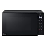 LG MH6032GAS Forno Microonde 20 Litri con Grill al Quarzo, 700 W, Programmi Automatici, Scongelamento Rapido Defrost, Funzioni Timer e Orologio Smart Diagnosis, Scaldavivande, Nero