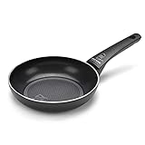 Moneta Recy Padella 20 cm, Net Induction, Nero, Corpo Alluminio 100% Riciclato