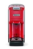 Ariete 1304/1 Macchina da caffè a cassetti, 1350W, Capacità serbatoio 0,7L, Pressione 19 bar, 3 tipologie di cassetto, Cialde e Polvere, Rosso