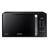 Samsung Forno a Microonde Grill Cottura Croccante MG23K3523CKE1 con Piatto Doratore incluso, Programmi Automatici, Quick Defrost, Capacità: 23L, Colore: Nero, LxAxP: 48,9 x 27,5 x 39,2 cm