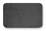 GEMITEX Tappeto MERLINO 50X80 ULTRASSORBENTE, Polyester, Antracite