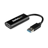 StarTech.com Adattatore da USB 3.0 a HDMI - 1080p (1920x1200) - Sottile/Compatto convertitore video da USB Type-A a HDMI per monitor - Nero - Solo Windows (USB32HDES)