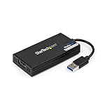 StarTech.com Adattatore da USB 3.0 a HDMI - 4K 30Hz Ultra HD - Certificato DisplayLink - Convertitore per monitor da USB Type-A a HDMI - Video esterno e scheda grafica - Mac e Windows (USB32HD4K)