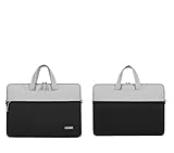 SOENS Borsa a tracolla for laptop adatta for Apple MacBook Air Pro 13 14 15 Borsa a tracolla for notebook da 16 pollici(Black,13inch)