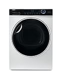 Haier I-Pro Series 7 HD100-A2979 Asciugatrice a Pompa di Calore, 10 Kg, Cestello Scarpe, Tecnologia Micro Vapore, Classe A++, 59,5x60x84,5 cm, Bianco