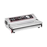 Magic Vac, Jumbo 30 Evo, Macchina Sottovuoto Alimenti Professionale Heavy Duty in Acciaio Inox, Ideale per Sacchetti Sottovuoto, Contenitori e Marinatura, Tecnologia Brevettata, Made in Italy